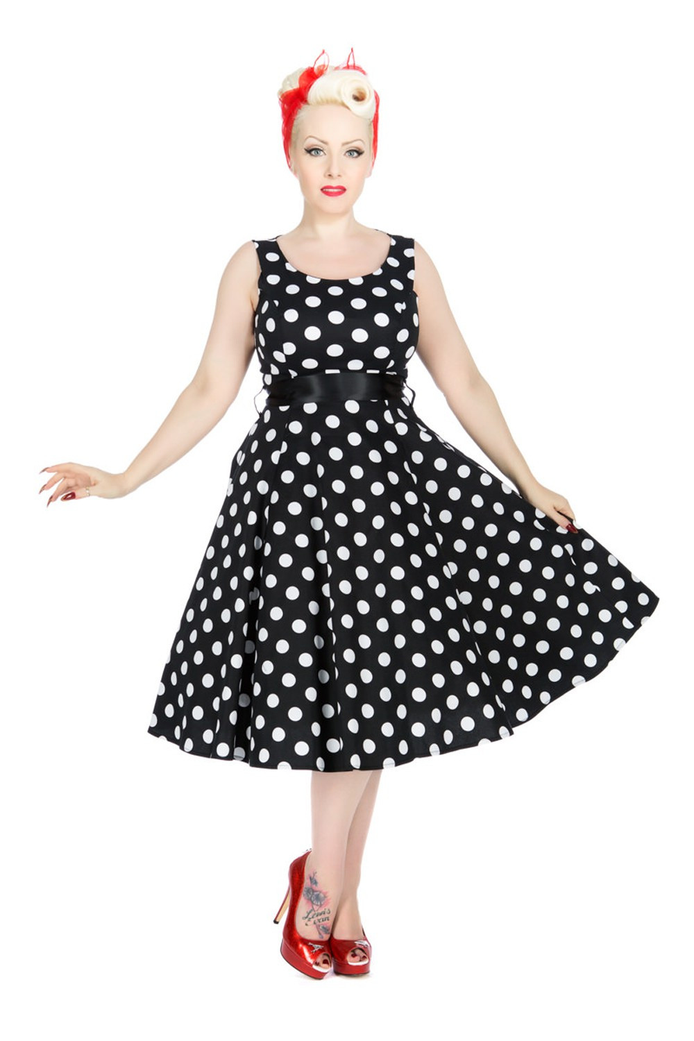 Petticoat Frisuren
 Hearts & Roses Vivian 50er Jahre Pin Up Polka Dots