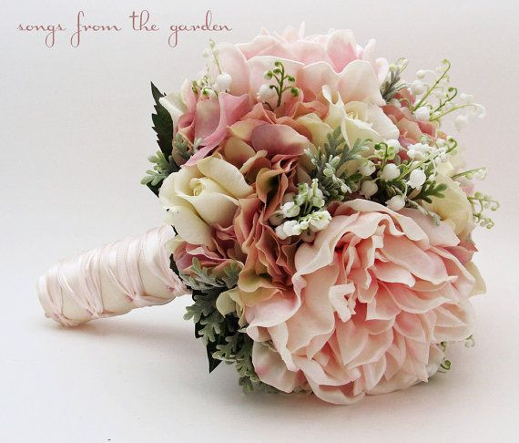 Pfingstrose Brautstrauß
 Bridal Bouquet Lily of the Valley Peonies Roses Hydrangea