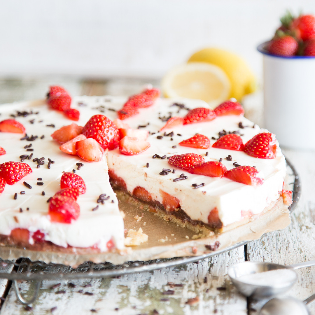 Philadelphia Kuchen
 Philadelphia Torte mit Erdbeeren und Zartbitterschokolade