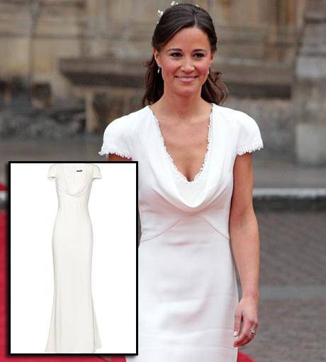 Pippas Hochzeit Im Tv
 Pippa Middleton McQueen Kleid ab sofort im lineshop