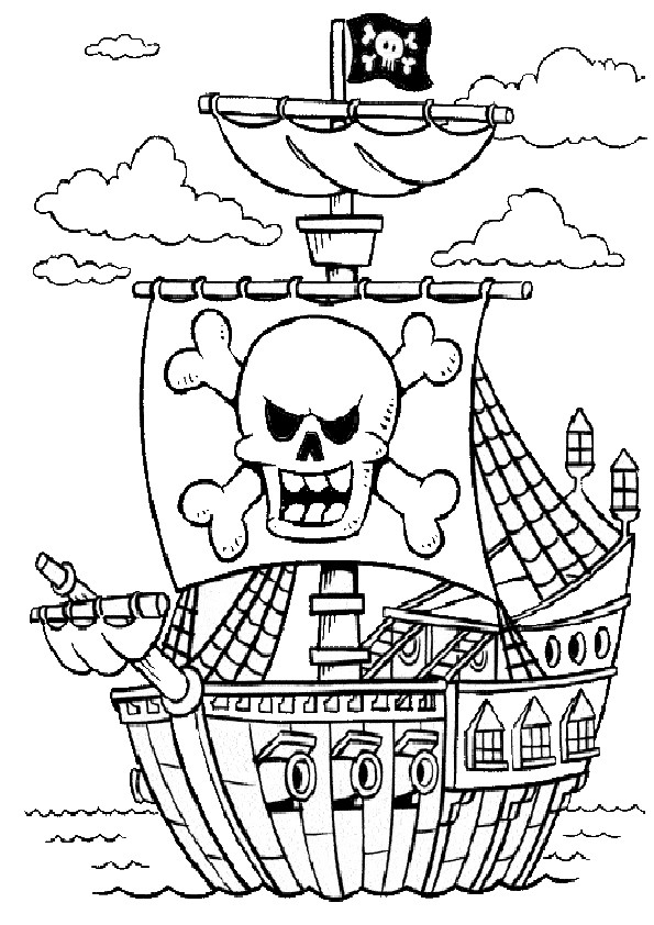 Piraten Malvorlagen
 ausmalbilder piraten 1
