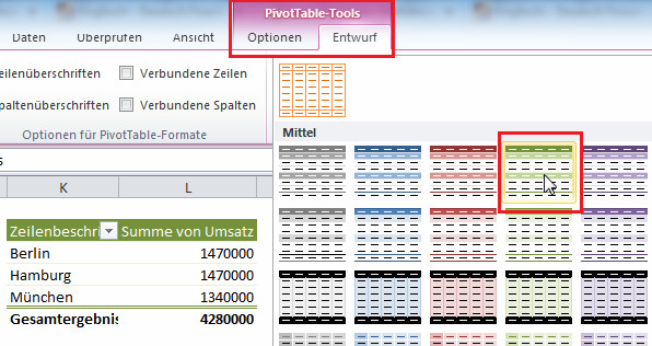 Pivot Tabelle Excel
 Excel Pivot Tabelle – Schritt für Schritt Einführung