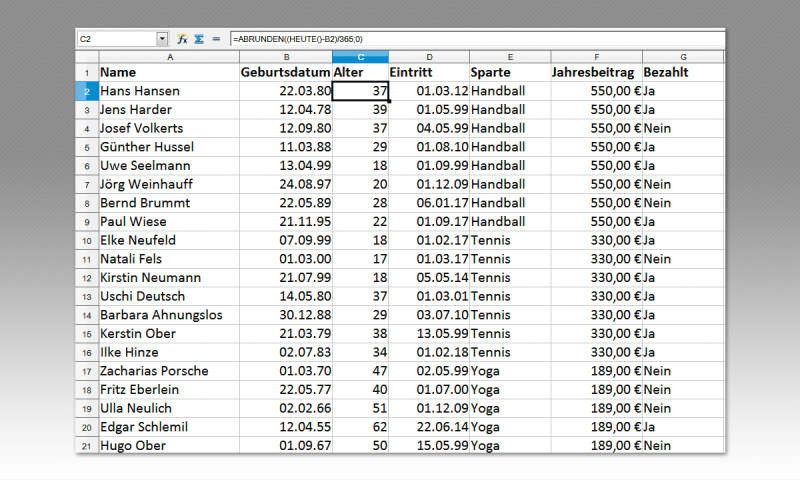 Pivot Tabellen
 Open fice Calc Einführung in Pivot Tabellen PC Magazin