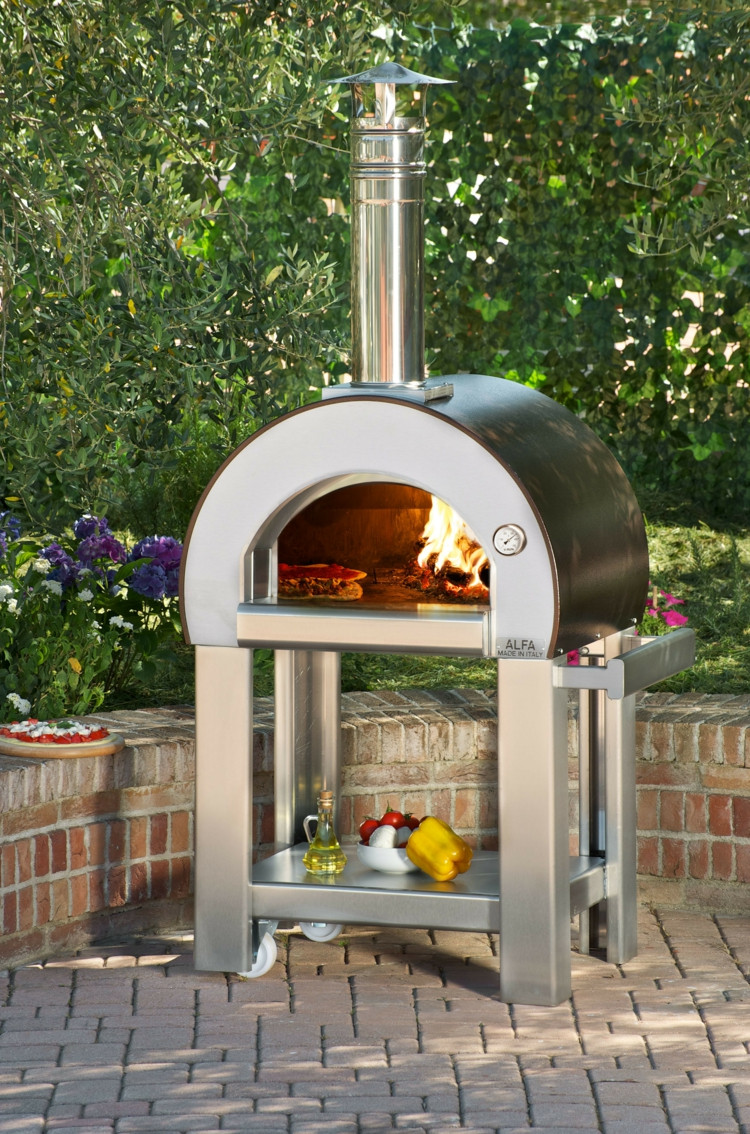 Pizzaofen Garten
 Pizzaofen Holz Flammkuchenofen Brotbackofen Holzbackofen