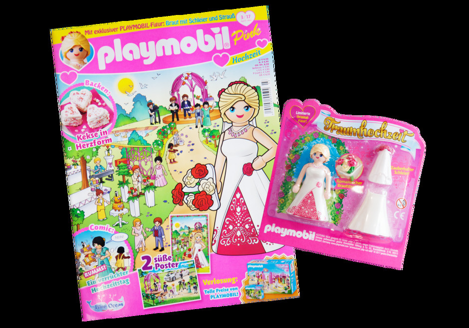 Playmobil Hochzeit
 Playmobil Set ger Playmobil Magazin Pink 03 2017