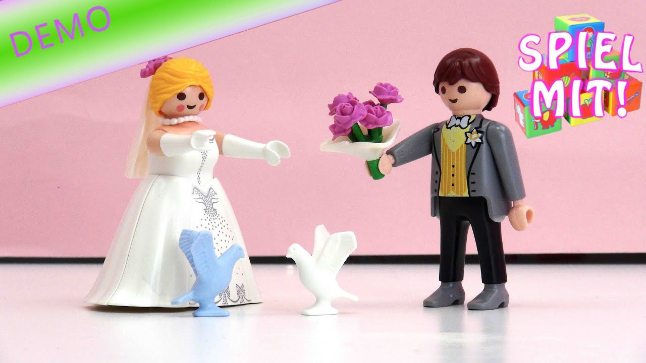 Playmobil Hochzeit
 Playmobil deutsch Hochzeit Playmobil Brautpaar Braut mit