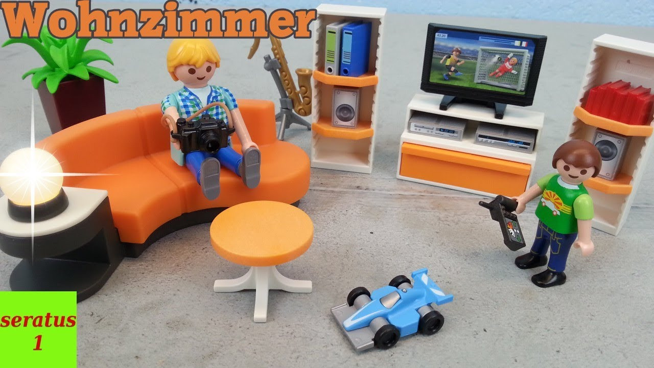 Playmobil Wohnzimmer
 Playmobil Wohnzimmer 9267 auspacken für Modernes Wohnhaus