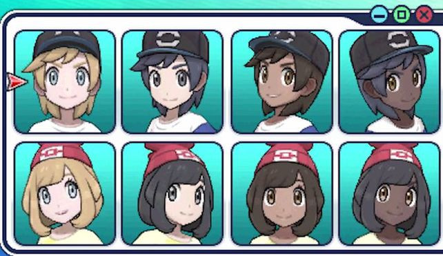 Pokemon Sonne Frisuren
 Pokémon Sonne und Mond Outfits Kleider und Frisuren