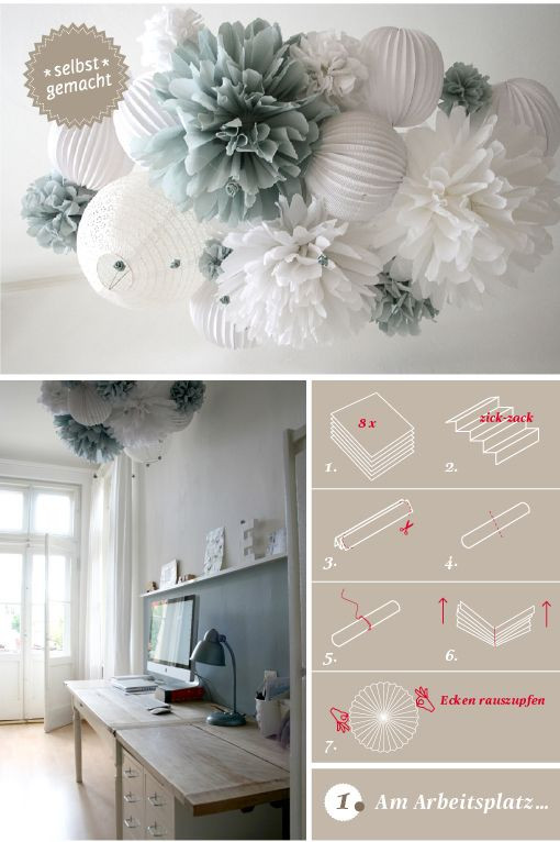 Pompoms Hochzeit
 1000 ideas about Paper Clouds on Pinterest