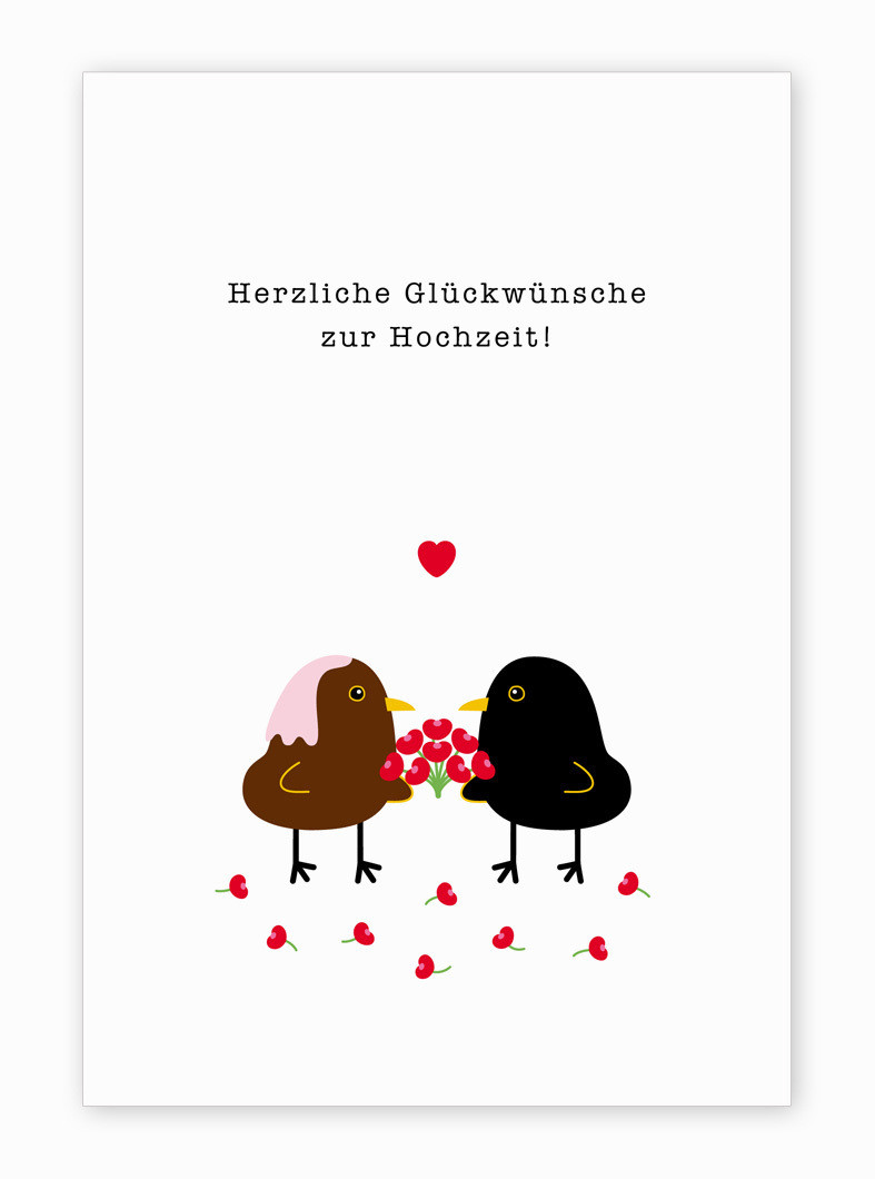 Postkarte Hochzeit
 Postkarte "Hochzeit" Bestellung