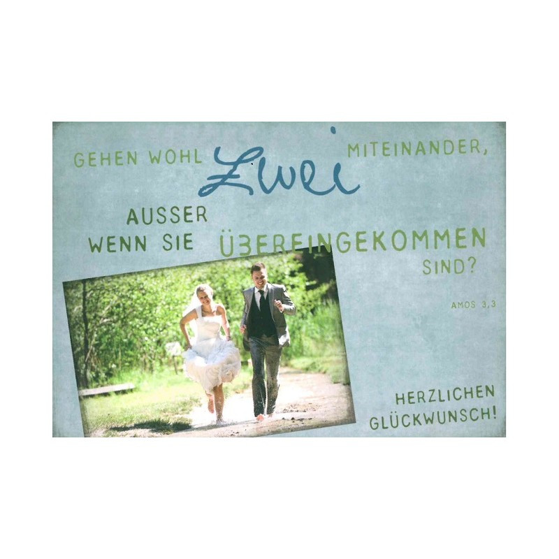 Postkarte Hochzeit
 Postkarte zur Hochzeit CSV Verlag NN