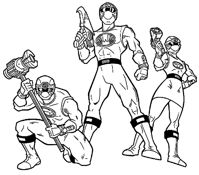 Power Ranger Ausmalbilder
 Seite 2