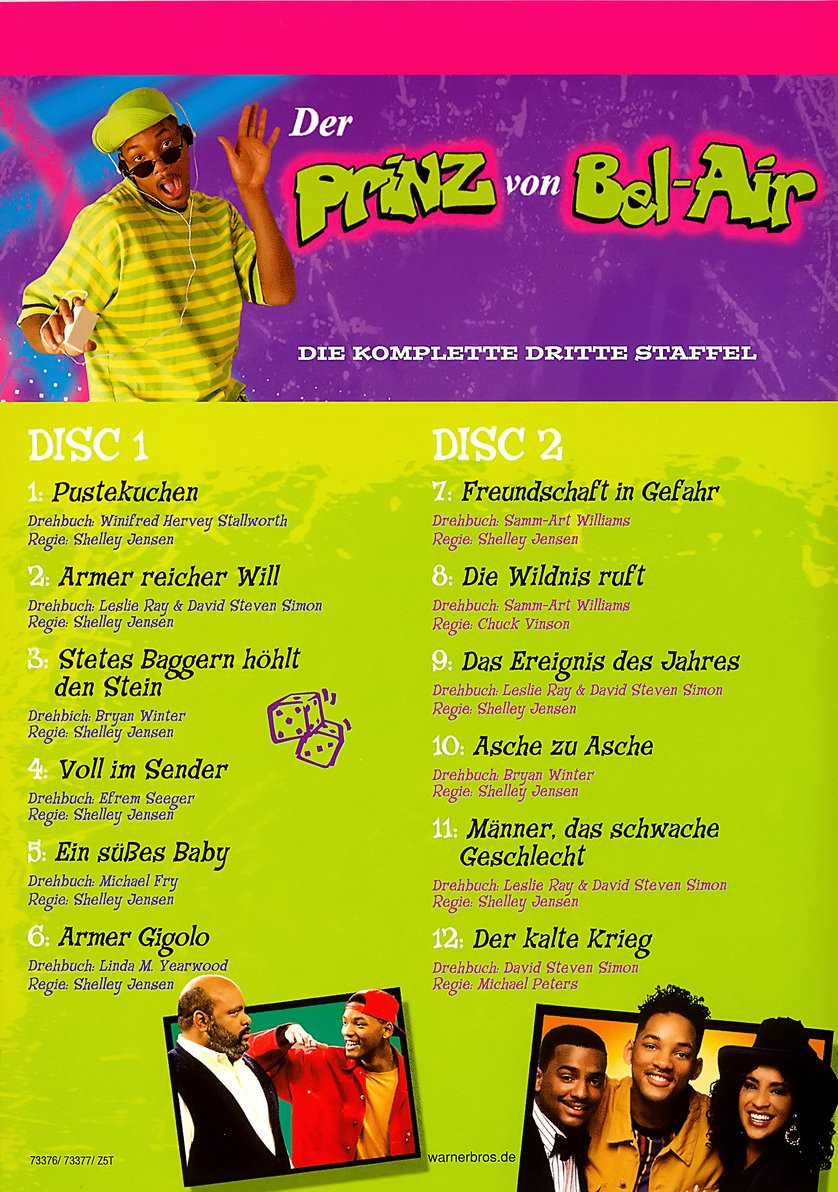Prinz Von Bel Air Stream
 Der Prinz von Bel Air Staffel 3 DVD oder Blu ray leihen