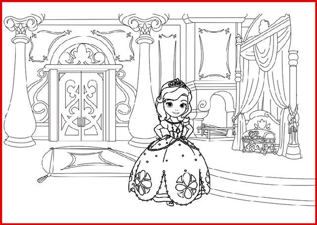 Prinzessin Sofia Ausmalbilder
 sofia erste auf einmal prinzessin ausmalbilder