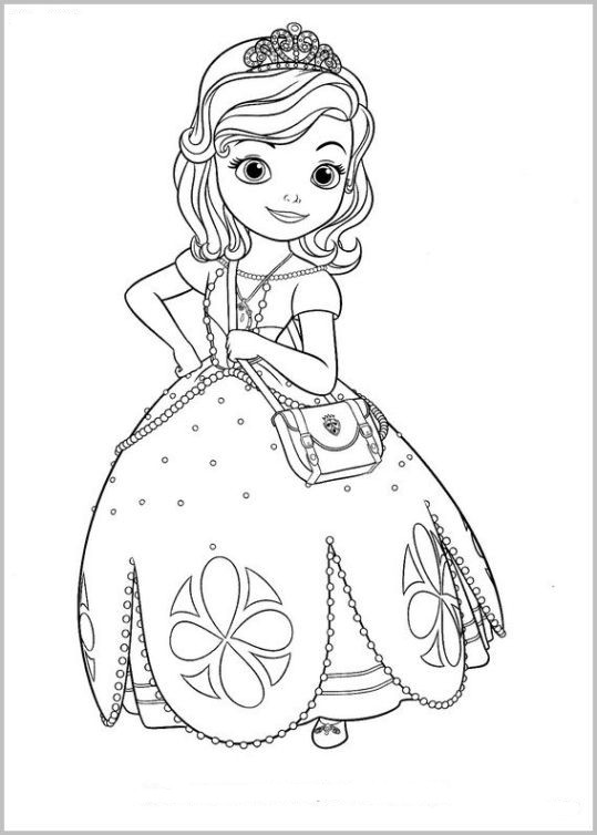 Prinzessin Sofia Ausmalbilder
 Ausmalbilder für Kinder Sofia Erste 4