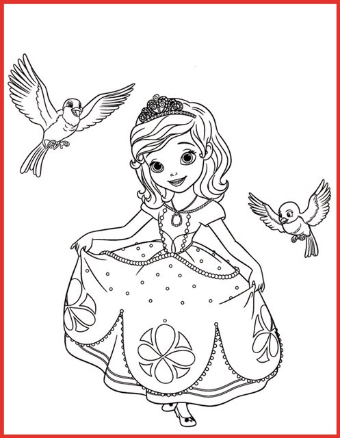 Prinzessin Sofia Ausmalbilder
 Prinzessin Sofia Die Erste Ausmalbilder Rooms Project
