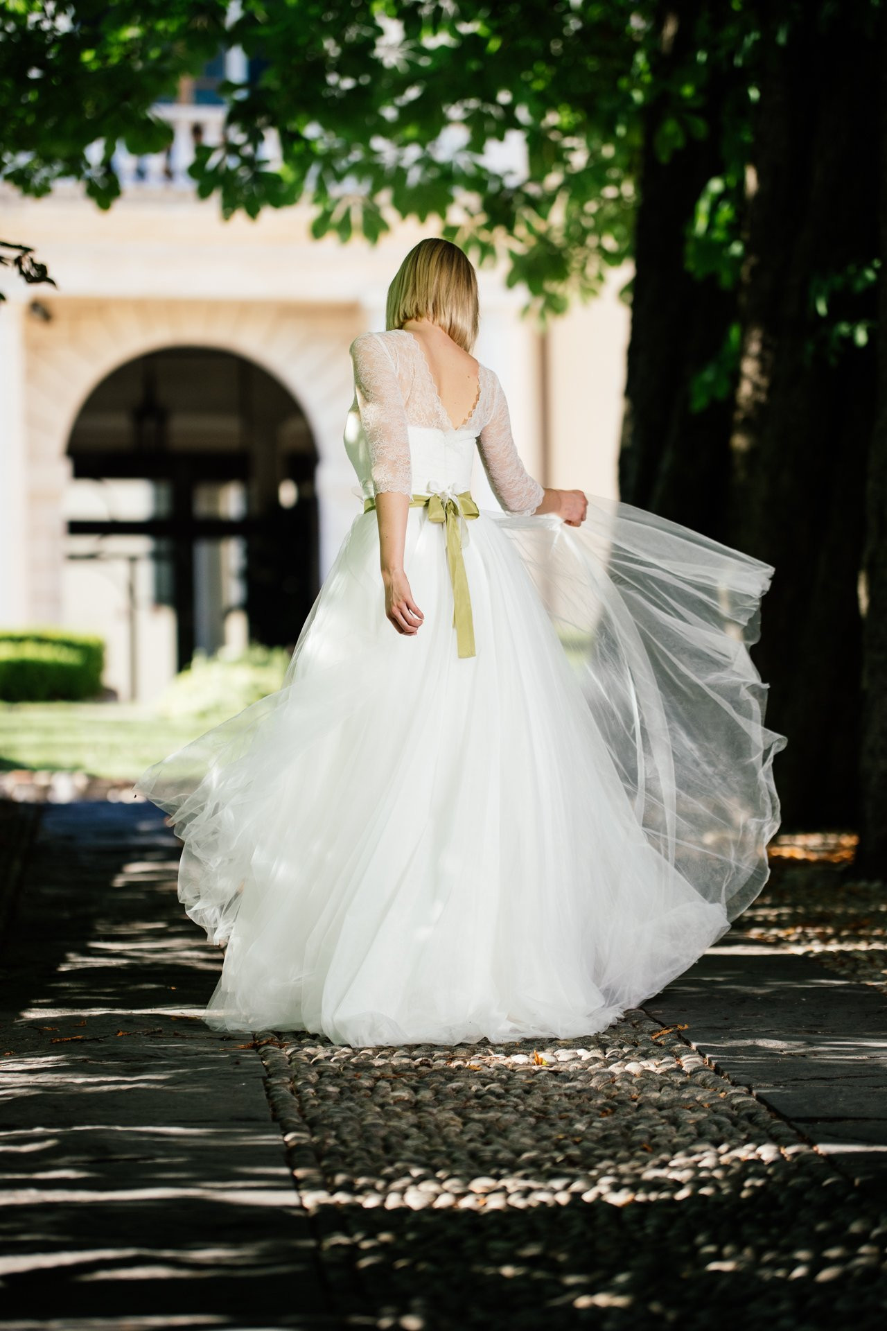 Prinzessinnen Hochzeitskleid
 Prinzessinnen Hochzeitskleid Tüll modernes Traumkleid