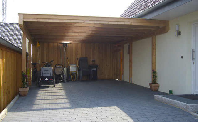 Punktfundament Carport
 Carports Schuppen