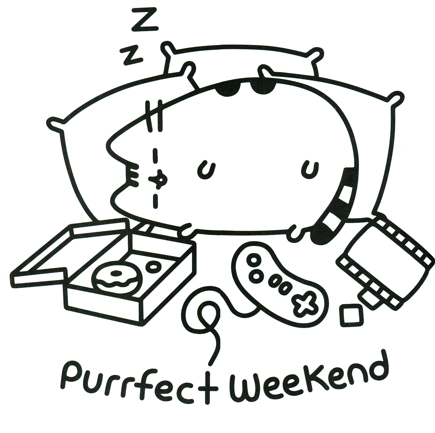 Pusheen Ausmalbilder
 Pusheen Coloring Pages Best Coloring Pages For Kids