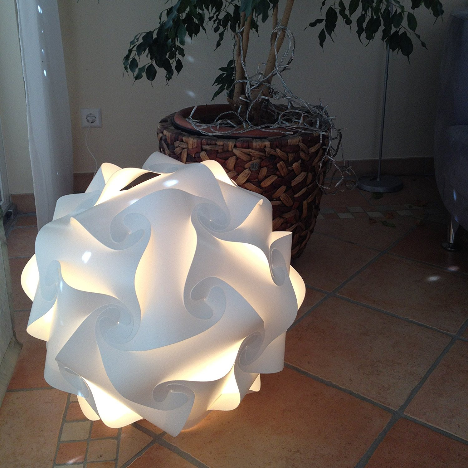 Puzzle Lampe
 Puzzle Lampe IQ Lampe fertig montiert Dekolampe L XXL