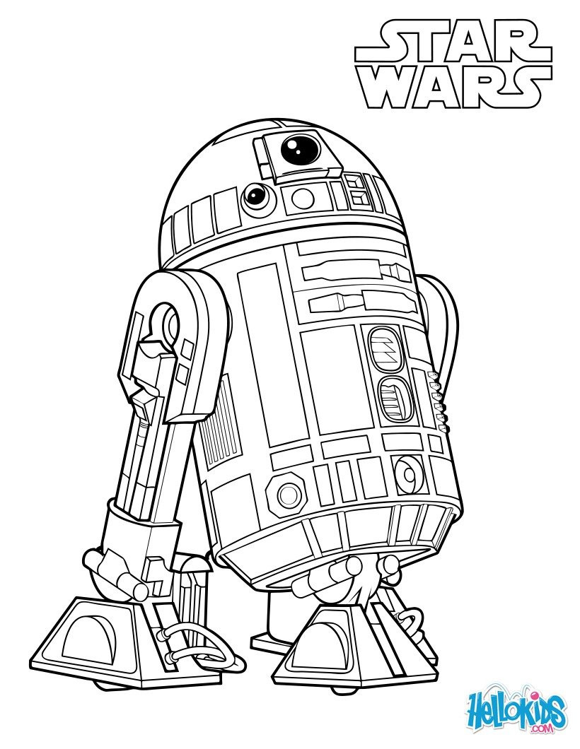 Malvorlage r2d2 Idea