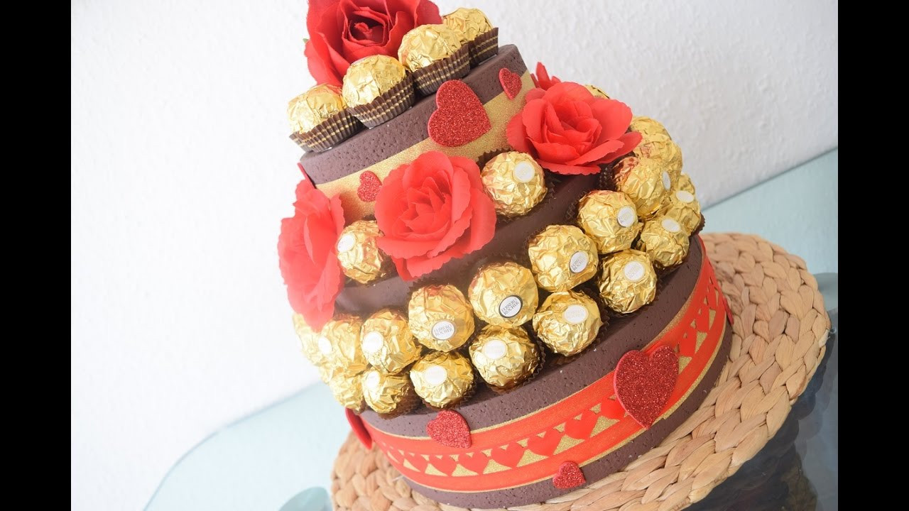 Raffaello Geschenkideen
 DIY Rocher Torte zum verschenken Hochzeitsgeschenk o
