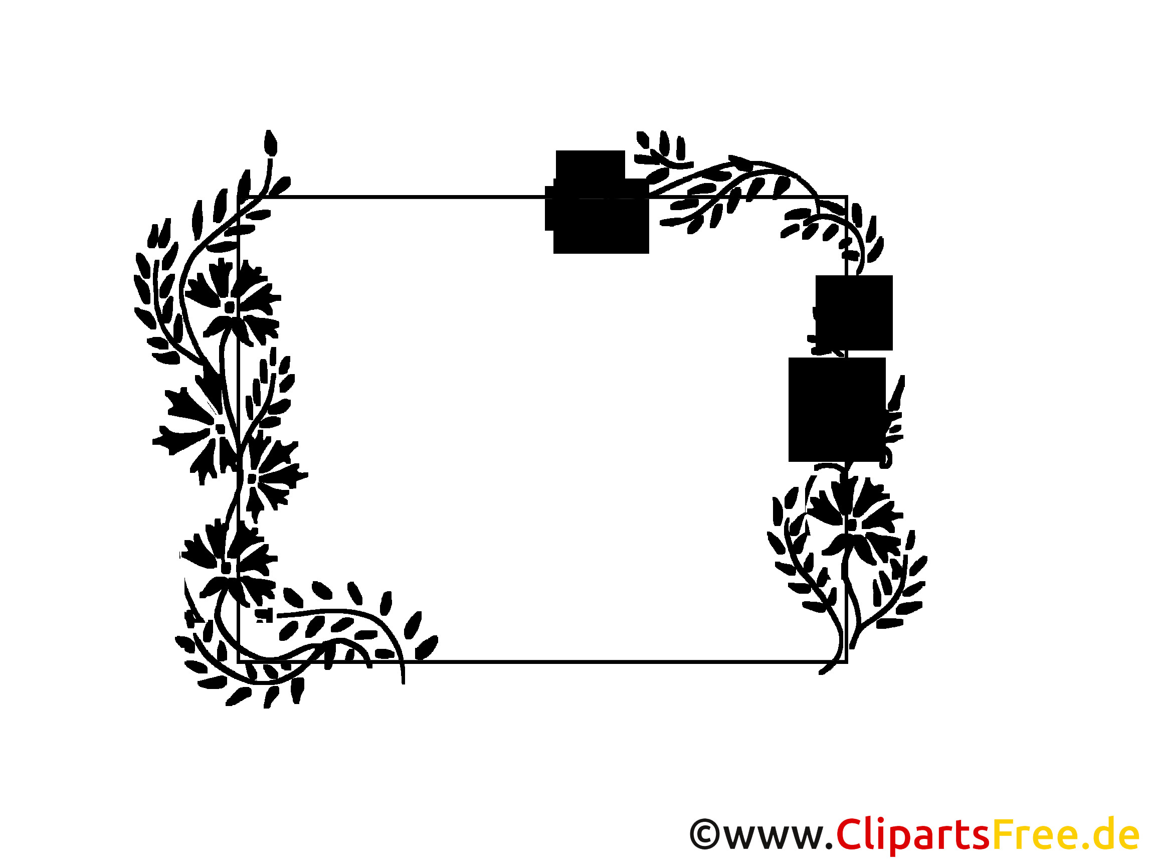 Rahmen Hochzeit Clipart Schwarz Weiß
 Rahmen hochzeit clipart schwarz weiß 6 Clipart Station