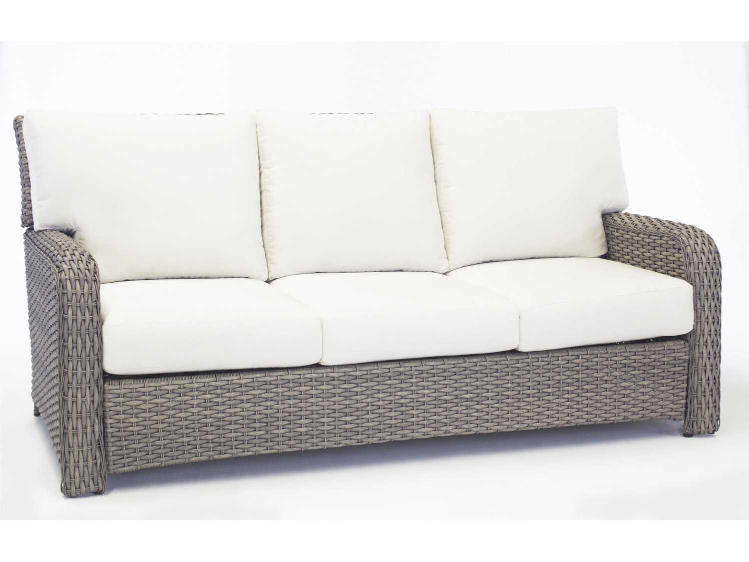 Rattan Sofa
 South Sea Rattan St Tropez Wicker Cushion Sofa