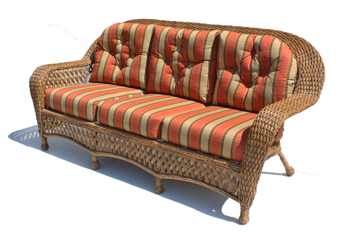 Rattan Sofa
 Outdoor Wicker Sofa Montauk Shown in Natural