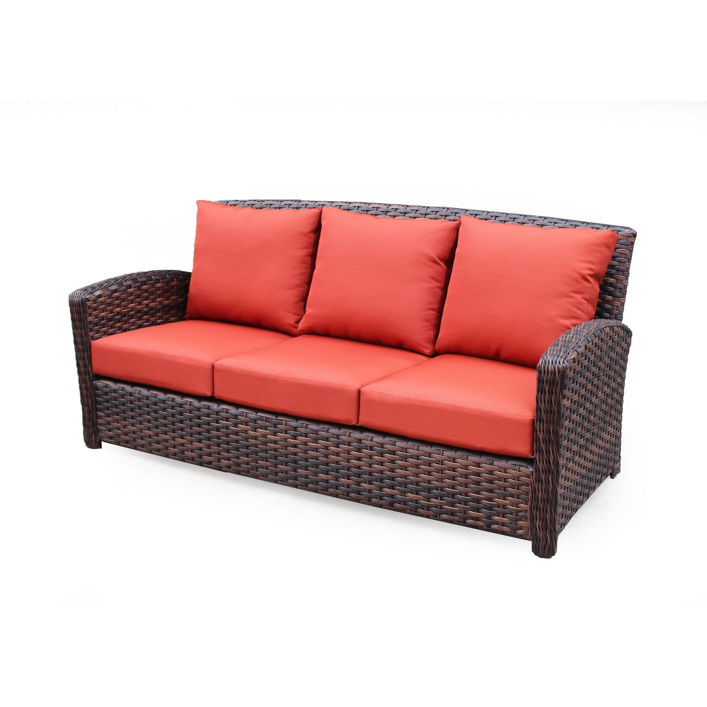 Rattan Sofa
 South Sea Rattan Huntington Sofa with Cushion