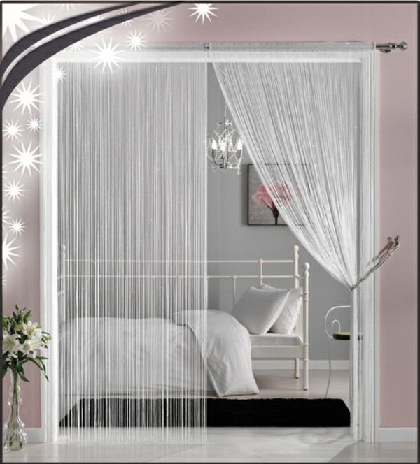 Raumteiler Vorhang
 Vorhang als Raumtrenner verwenden kluge Wohnideen