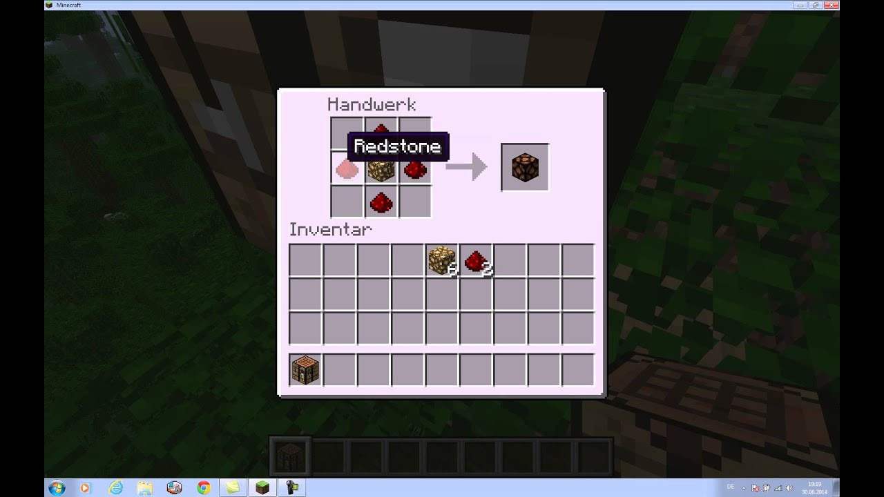 Redstone Lampe
 Redstone Lampe bauen