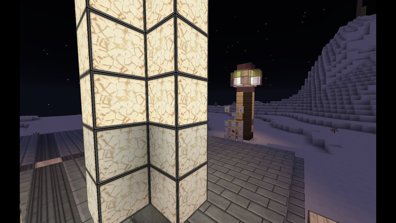 Redstone Lampe
 Minecraft Redstone Tutorial Flashing Redstone Lamp ep