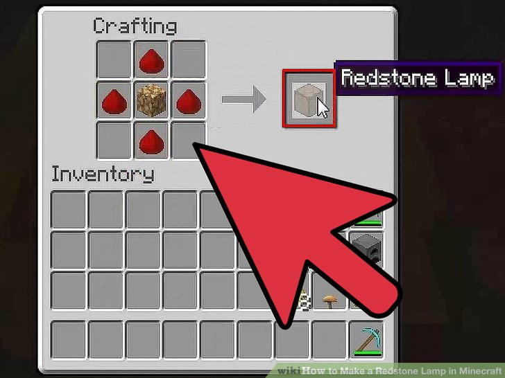 Redstone Lampe
 How to Make a Redstone Lamp in Minecraft 7 Steps with