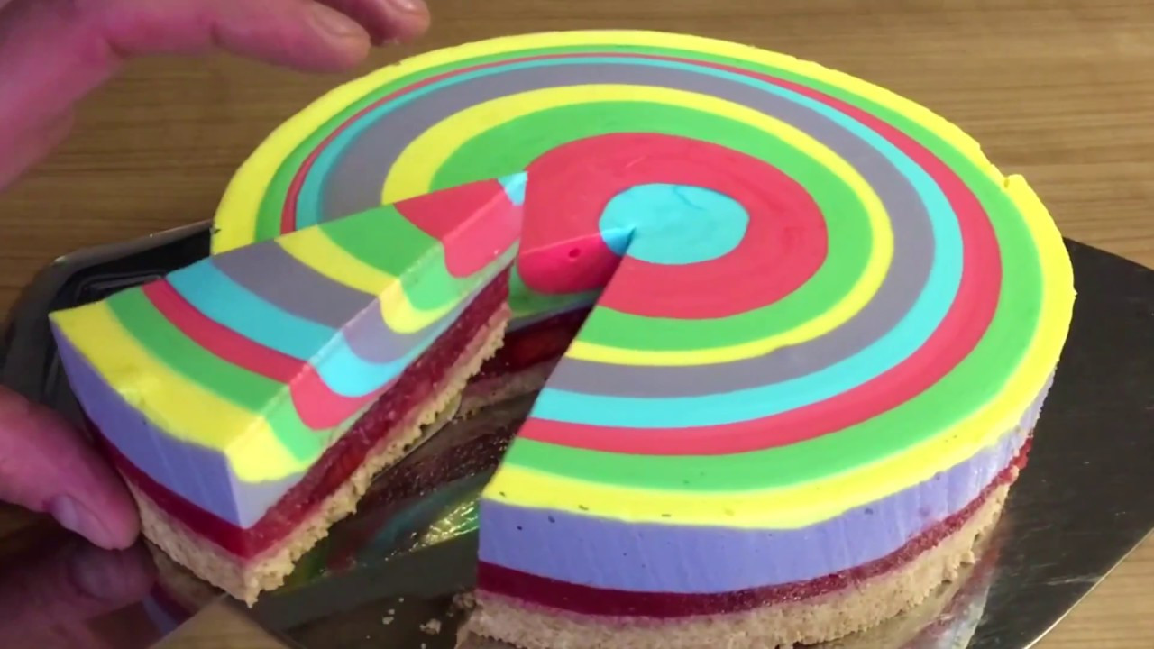 Regenbogen Kuchen
 Regenbogenkuchen ganz einfach