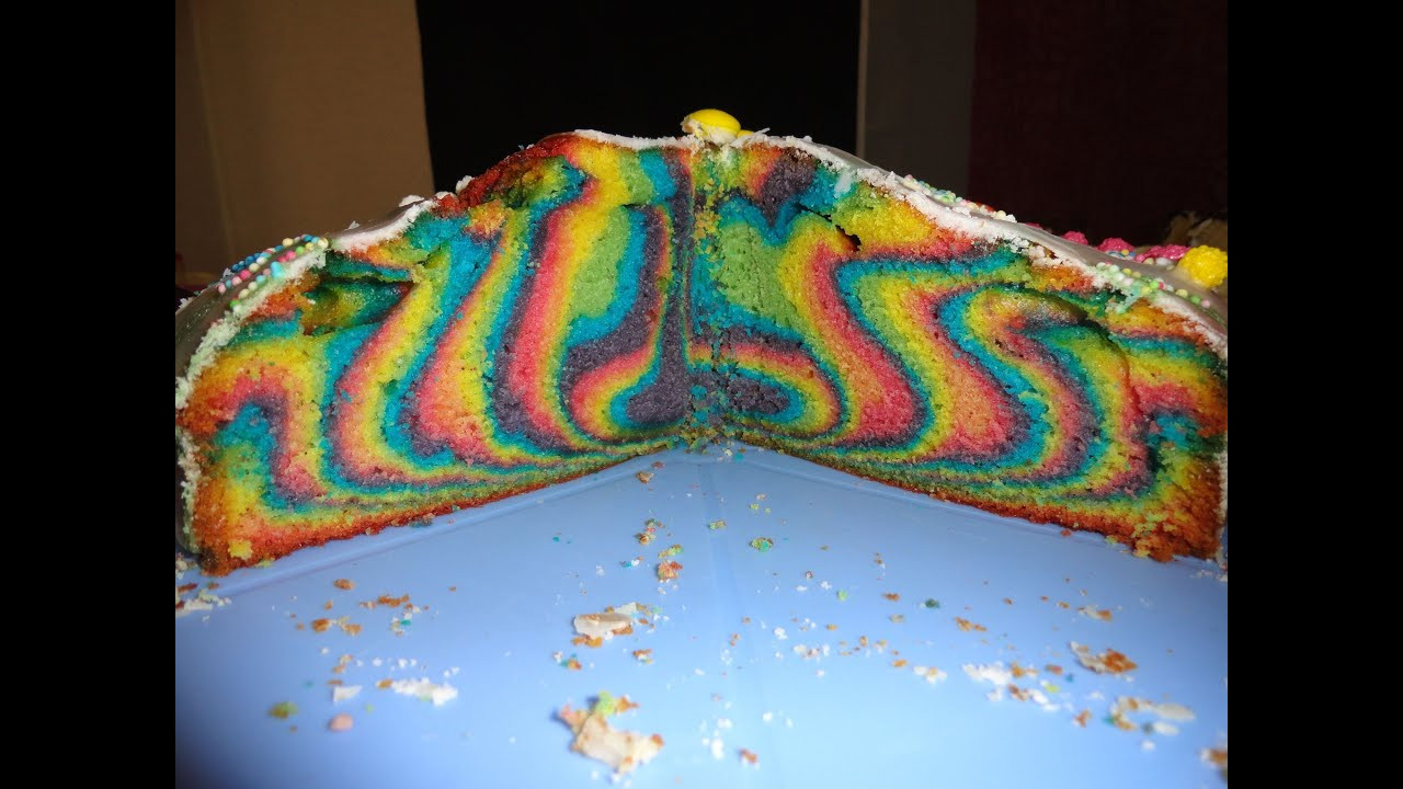 Regenbogen Kuchen
 Regenbogenkuchen rainbow cake with English Subtitles