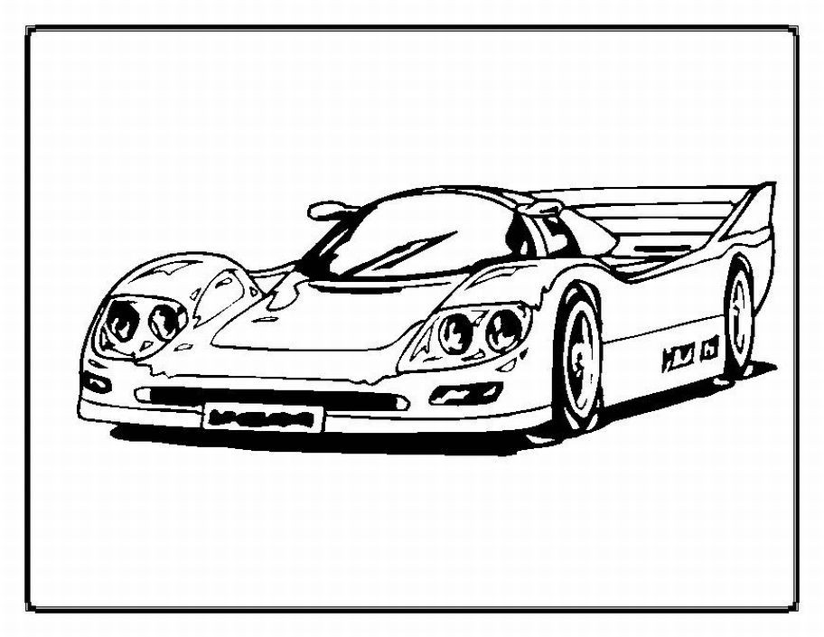 Rennautos Ausmalbilder
 Free Printable Race Car Coloring Pages For Kids
