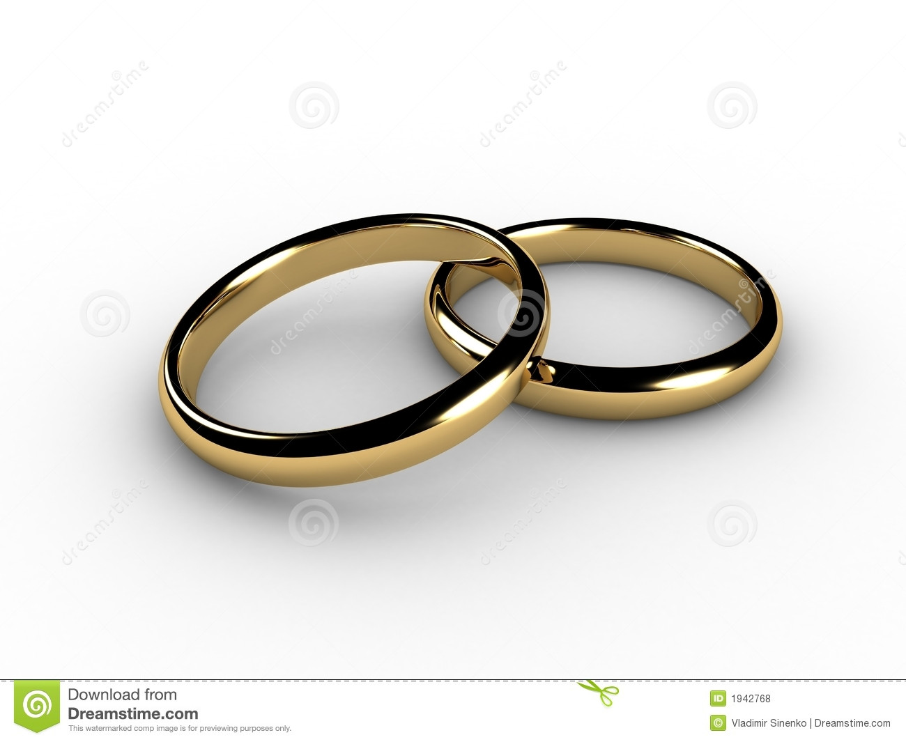 Ringe Hochzeit
 Ringe der Hochzeit 3D stock abbildung Illustration von
