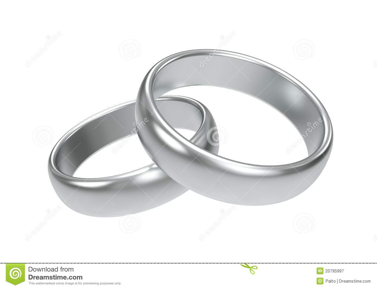 Ringe Hochzeit
 Ringe Der Silbernen Hochzeit Stock Abbildung