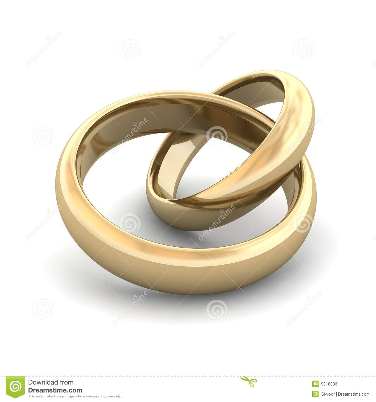 Ringe Hochzeit
 Ringe Der Goldenen Hochzeit Stock Abbildung Illustration