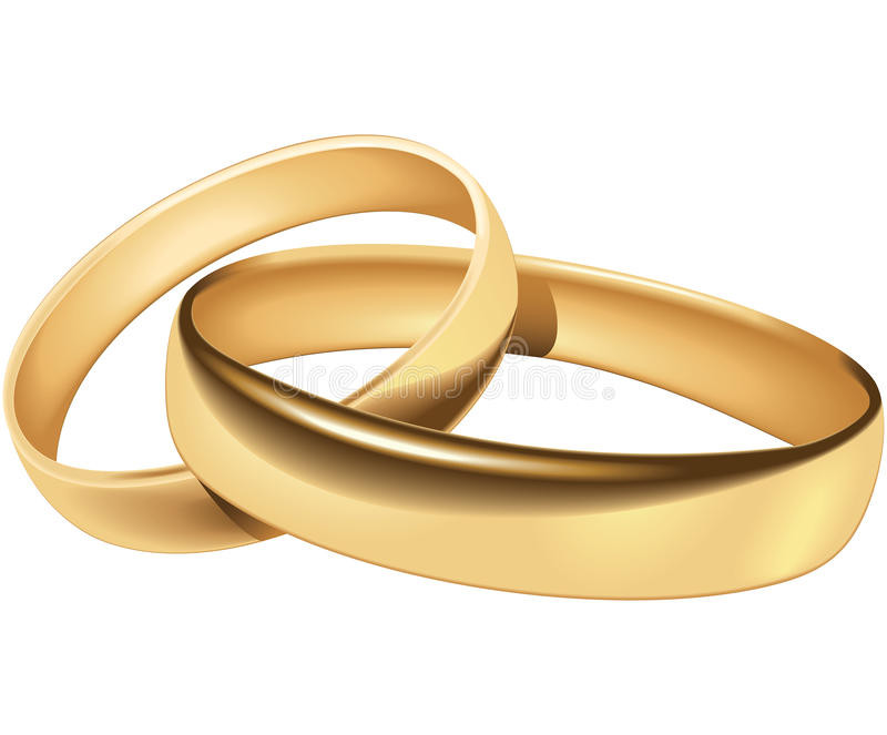 Ringe Hochzeit Symbol
 Hochzeitsringe vektor abbildung Illustration von