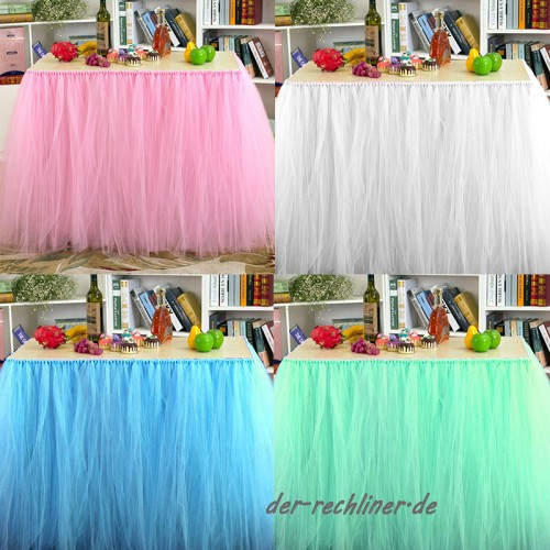 Rock Für Hochzeit
 2018 handgemachte Tüll Tabelle Rock Tischdecke für Party
