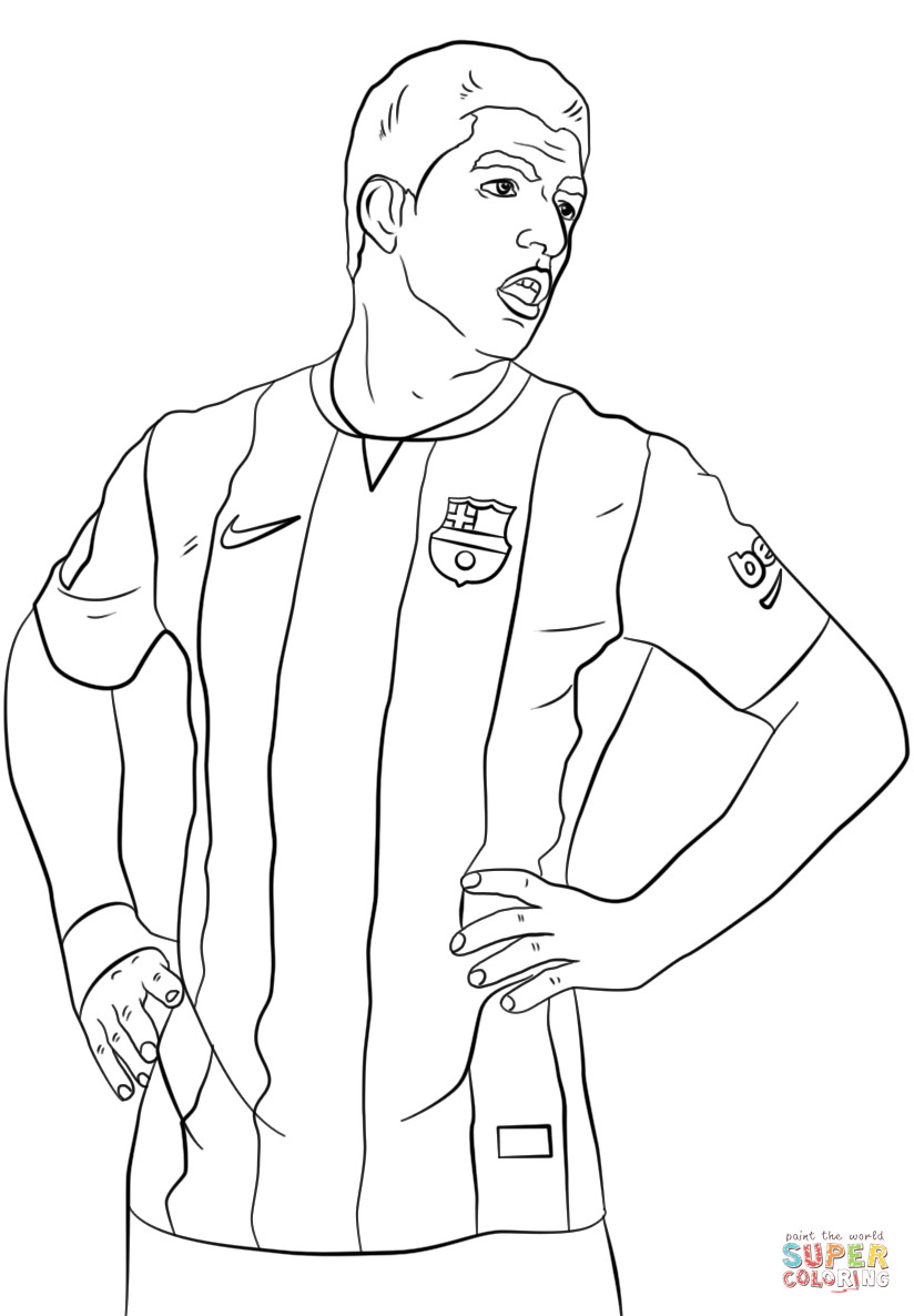 Ronaldo Ausmalbilder
 Dibujo de Luis Suárez para colorear