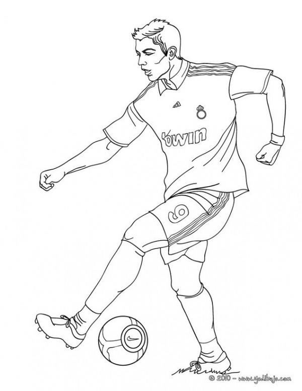 Ronaldo Ausmalbilder
 Dibujos de jugadores de fútbol famosos para pintar Messi