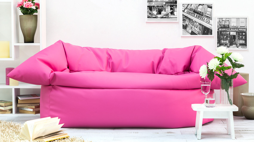 Rosa Sofa
 Sofá rosa romanticismo y originalidad