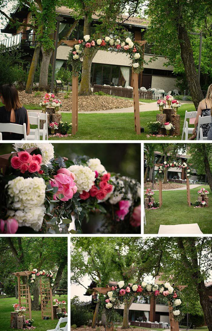 Rosenbogen Hochzeit
 Rosenbogen Hochzeit Blumig schön heiraten im idyllischen