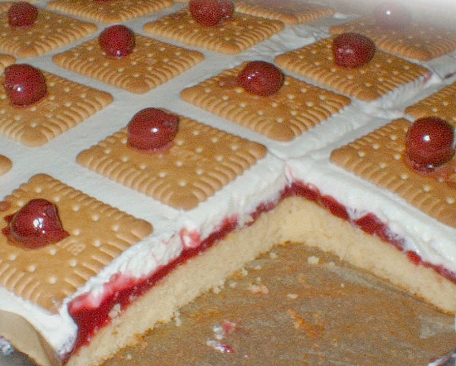 Rote Johannisbeeren Kuchen
 Rote Grütze Kuchen von karaburun