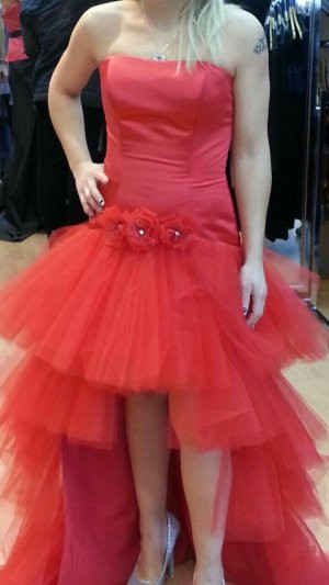 Rotes Hochzeitskleid
 Vokuhila Kleider günstig kaufen