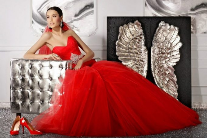 Rotes Hochzeitskleid
 Rote Brautkleider 70 charmante Styles für schwerelos
