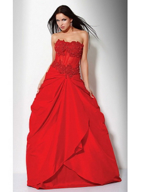 Rotes Hochzeitskleid
 Italienische ballkleider